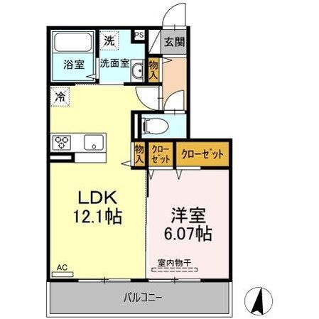 carrefourの物件間取画像